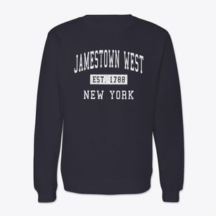 Jamestown West New York Classic Established Crewneck Sweatshirt