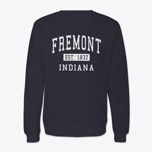 Fremont Indiana Classic Established Crewneck Sweatshirt