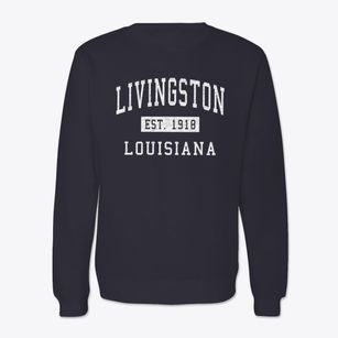 Livingston Louisiana Classic Established Crewneck Sweatshirt