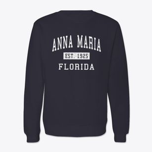 Anna Maria Florida Classic Established Crewneck Sweatshirt