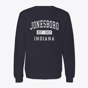Jonesboro Indiana Classic Established Crewneck Sweatshirt