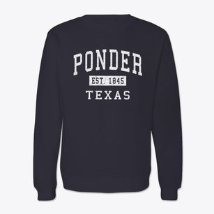 Ponder Texas Classic Established Crewneck Sweatshirt