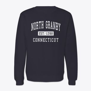 North Granby Connecticut Classic Established Crewneck Sweatshirt