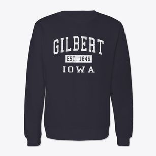 Gilbert Iowa Classic Established Crewneck Sweatshirt