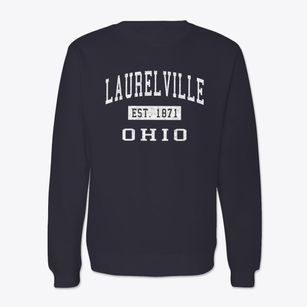 Laurelville Ohio Classic Established Crewneck Sweatshirt