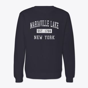 Mariaville Lake New York Classic Established Crewneck Sweatshirt