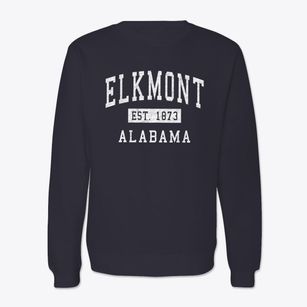 Elkmont Alabama Classic Established Crewneck Sweatshirt