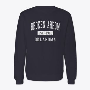 Broken Arrow Oklahoma Classic Established Crewneck Sweatshirt