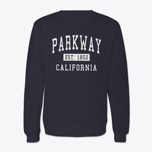 Parkway California Classic Established Crewneck Sweatshirt