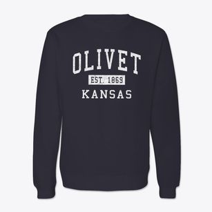 Olivet Kansas Classic Established Crewneck Sweatshirt