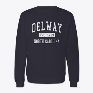 Delway North Carolina Classic Established Crewneck Sweatshirt