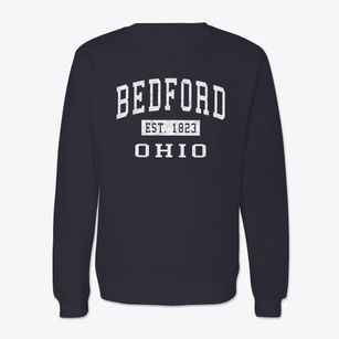 Bedford Ohio Classic Established Crewneck Sweatshirt