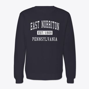 East Norriton Pennsylvania Classic Established Crewneck Sweatshirt