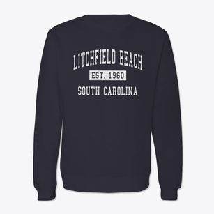 Litchfield Beach South Carolina Classic Established Crewneck Sweatshirt
