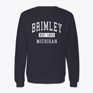 Brimley Michigan Classic Established Crewneck Sweatshirt