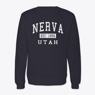 Nerva Utah Classic Established Crewneck Sweatshirt