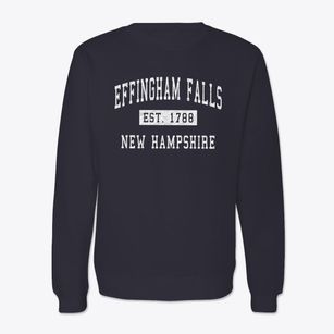 Effingham Falls New Hampshire Classic Established Crewneck Sweatshirt
