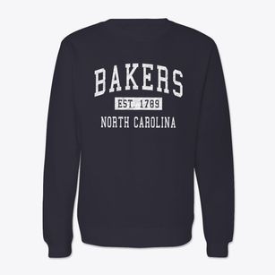 Bakers North Carolina Classic Established Crewneck Sweatshirt