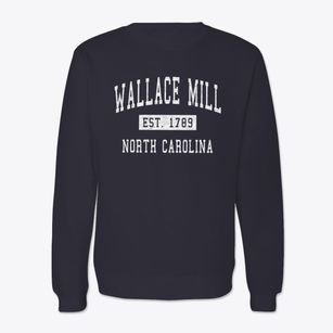 Wallace Mill North Carolina Classic Established Crewneck Sweatshirt