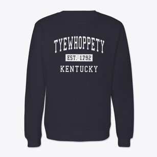 Tyewhoppety Kentucky Classic Established Crewneck Sweatshirt