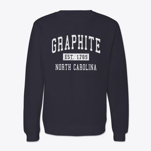 Graphite North Carolina Classic Established Crewneck Sweatshirt