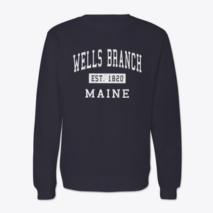 Wells Branch Maine Classic Established Crewneck Sweatshirt
