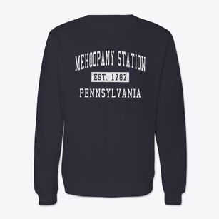 Mehoopany Station Pennsylvania Classic Established Crewneck Sweatshirt