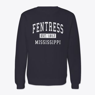 Fentress Mississippi Classic Established Crewneck Sweatshirt