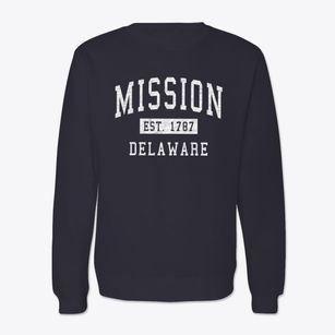 Mission Delaware Classic Established Crewneck Sweatshirt
