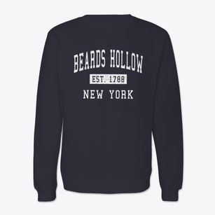 Beards Hollow New York Classic Established Crewneck Sweatshirt