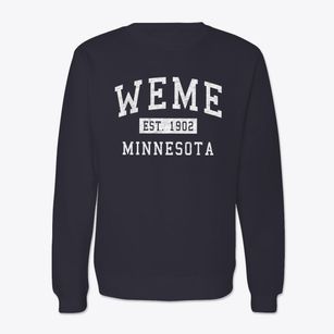 Weme Minnesota Classic Established Crewneck Sweatshirt