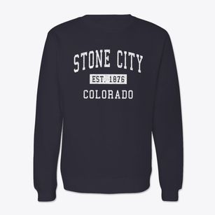 Stone City Colorado Classic Established Crewneck Sweatshirt
