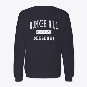 Bunker Hill Missouri Classic Established Crewneck Sweatshirt