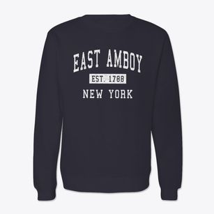 East Amboy New York Classic Established Crewneck Sweatshirt