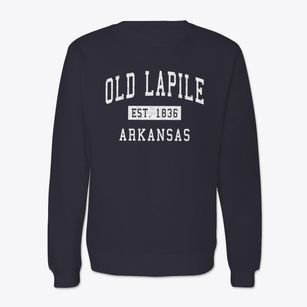 Old Lapile Arkansas Classic Established Crewneck Sweatshirt