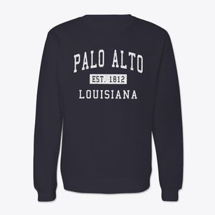 Palo Alto Louisiana Classic Established Crewneck Sweatshirt