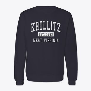 Krollitz West Virginia Classic Established Crewneck Sweatshirt