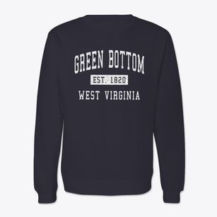 Green Bottom West Virginia Classic Established Crewneck Sweatshirt