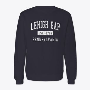 Lehigh Gap Pennsylvania Classic Established Crewneck Sweatshirt