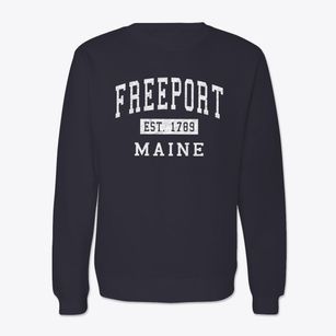 Freeport Maine Classic Established Crewneck Sweatshirt