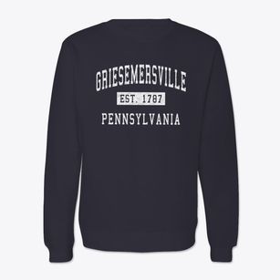Griesemersville Pennsylvania Classic Established Crewneck Sweatshirt