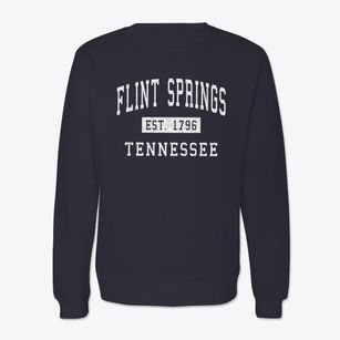 Flint Springs Tennessee Classic Established Crewneck Sweatshirt