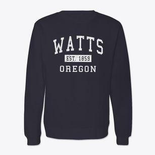 Watts Oregon Classic Established Crewneck Sweatshirt