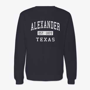 Alexander Texas Classic Established Crewneck Sweatshirt
