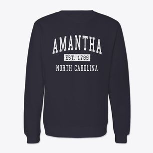 Amantha North Carolina Classic Established Crewneck Sweatshirt