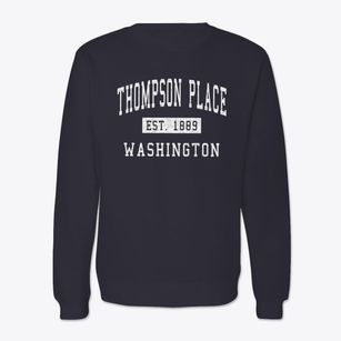 Thompson Place Washington Classic Established Crewneck Sweatshirt