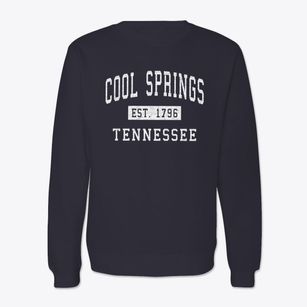 Cool Springs Tennessee Classic Established Crewneck Sweatshirt
