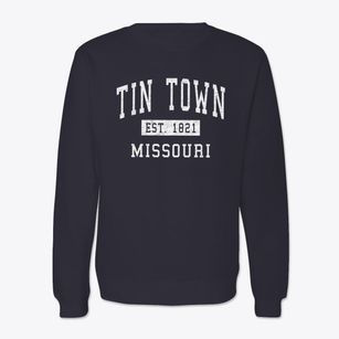Tin Town Missouri Classic Established Crewneck Sweatshirt