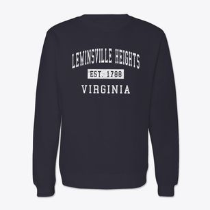 Lewinsville Heights Virginia Classic Established Crewneck Sweatshirt
