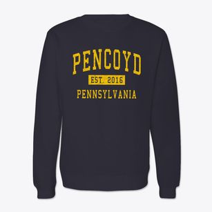 Pencoyd Pennsylvania Classic Established Crewneck Sweatshirt